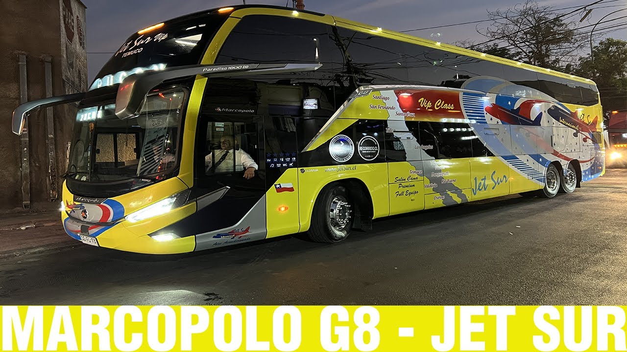 Marcopolo Paradiso 1800 DD G8 - Scania K400 - Jet Sur (Interior y Exterior)