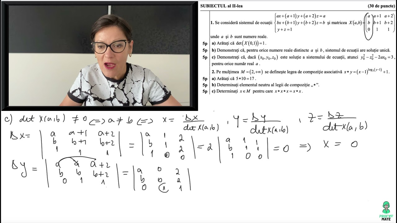 Simularea examenului de bacalaureat 2021, matematică, Mate- Info