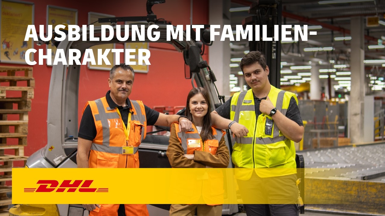 Mitarbeitende im Portrait | Auszubildende Lina und ihre persönliche DHL Familie