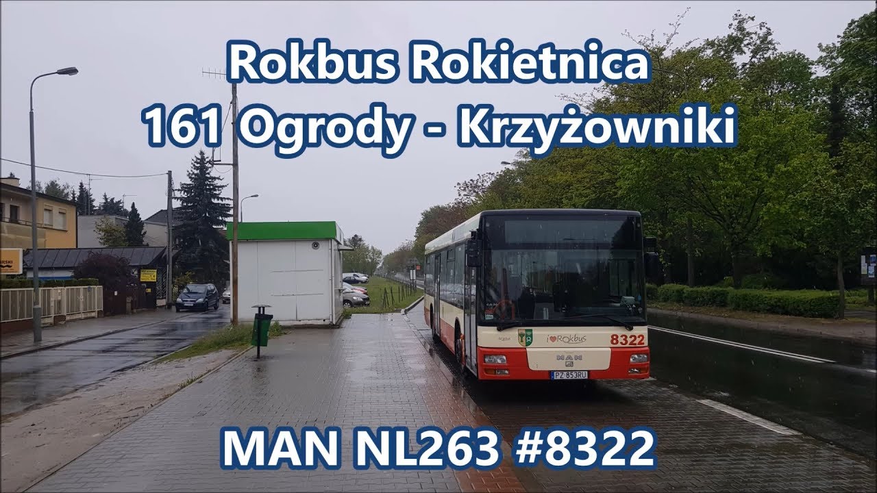 Rokbus Rokietnica - linia 161, MAN NL263 #8322