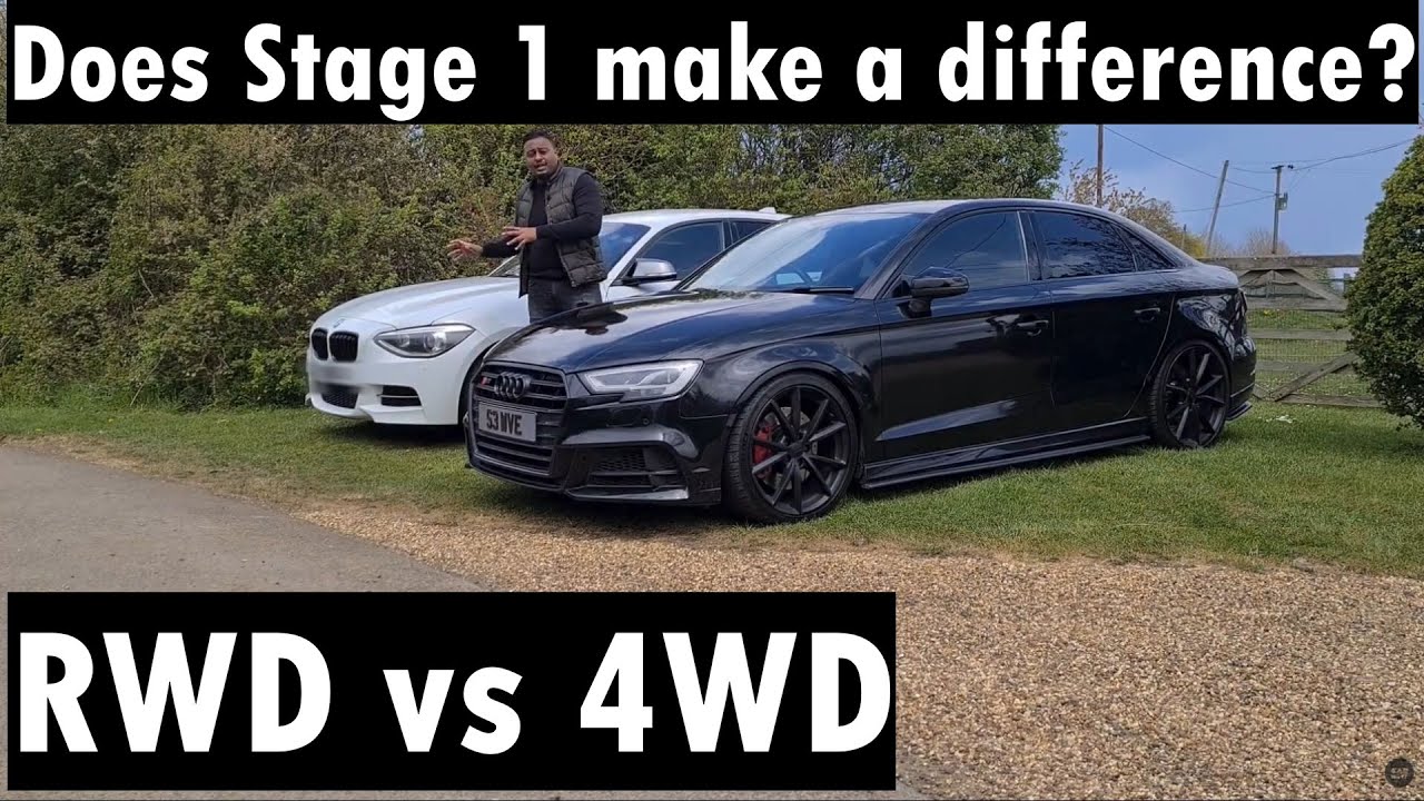 Audi S3 Saloon 8V (Stage 1) vs BMW M135i F20 | M-Lites should've come with xDrive?