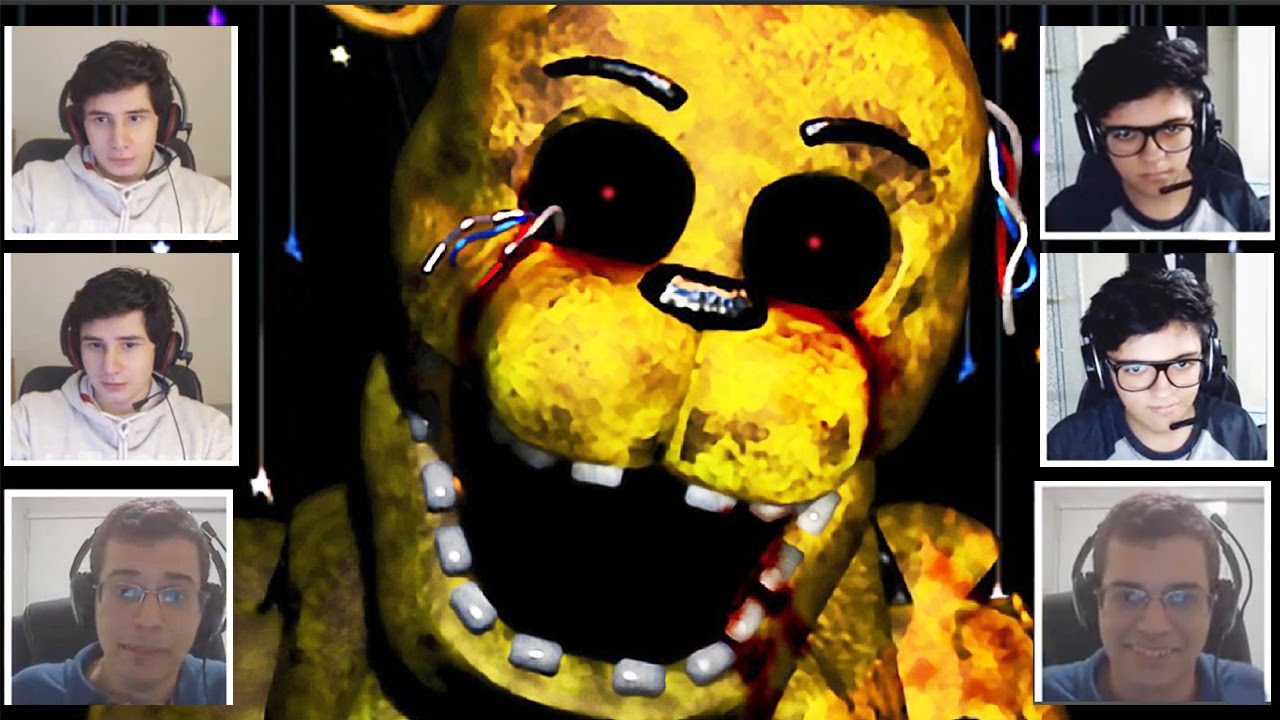 MORRENDO DE MEDO! - Five Nights at Freddy's 2 MULTIPLAYER! ft. JVNQ