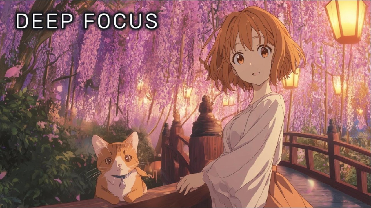 Deep Focus Music for Sleep & Study (3 Hours) | Where the Wisteria Lanterns Glow