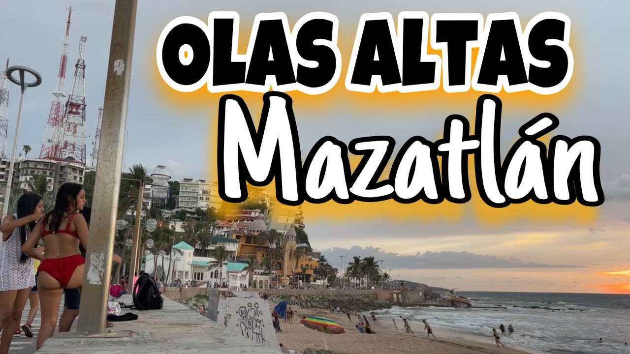 Olas altas Mazatlán / playa olas altas Mazatlán