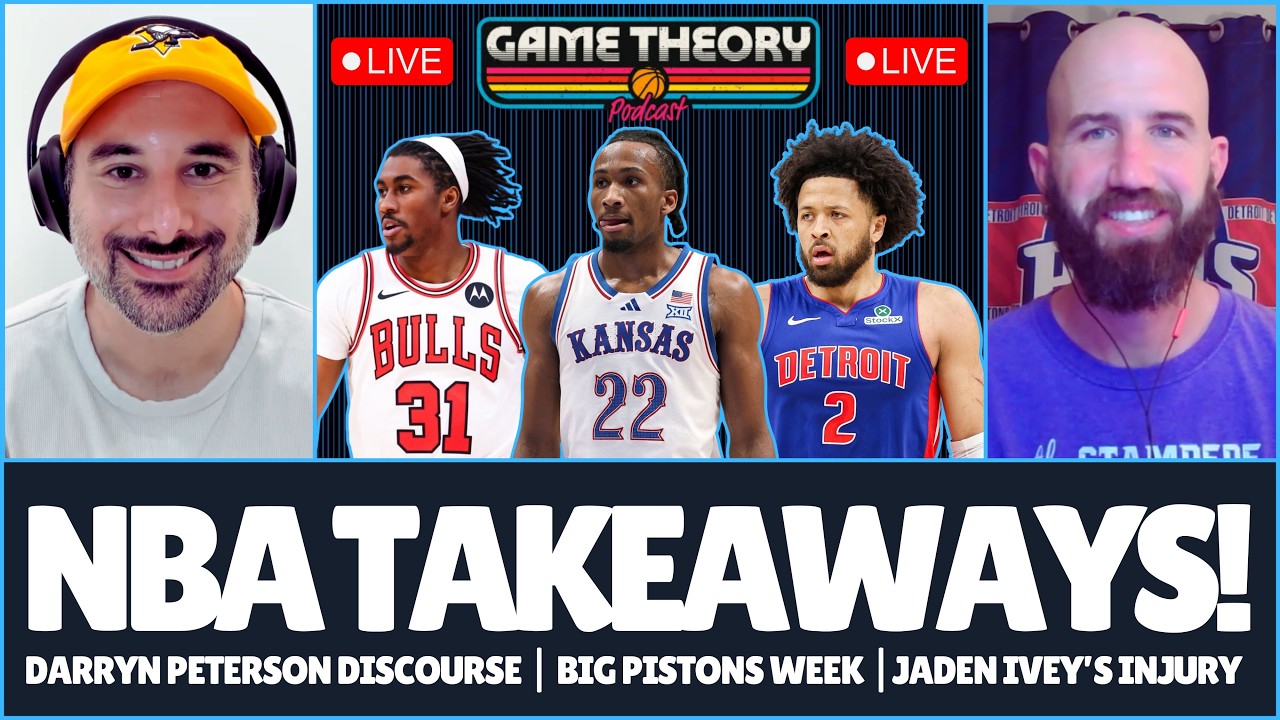 NBA Takeaways! | Darryn Peterson Discourse | Biggest Pistons Week In A Decade | Game Theory Podcast