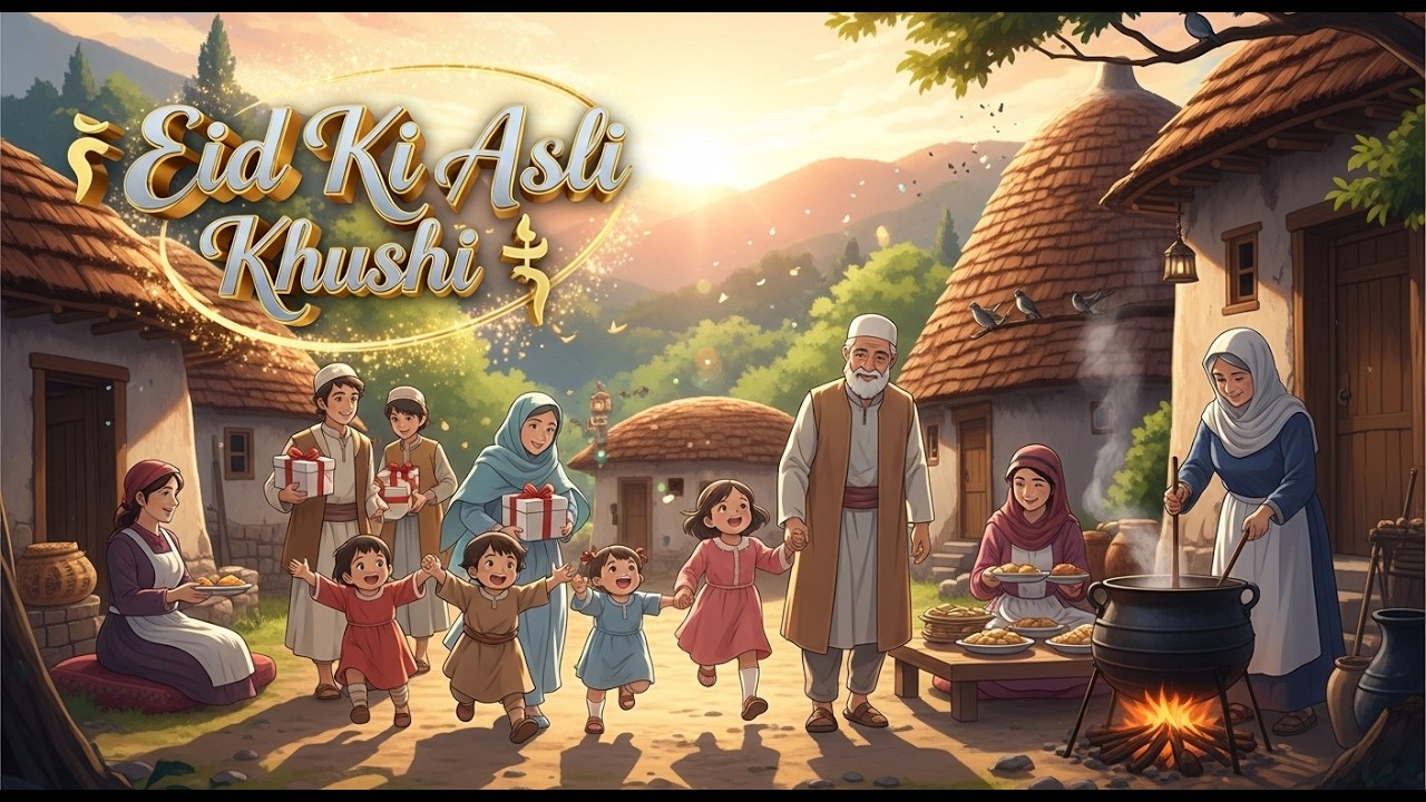 The Real Spirit of Eid 🌙 | Grandfather’s Emotional Childhood Story | A Heartwarming Village Tale