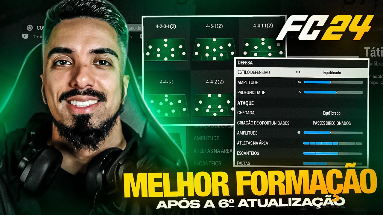 FC 24: A MELHOR FORMAÇÃO APÓS A 6° ATUALIZAÇÃO 🔥 A TÁTICA MAIS EFICIENTE DO MOMENTO!!!