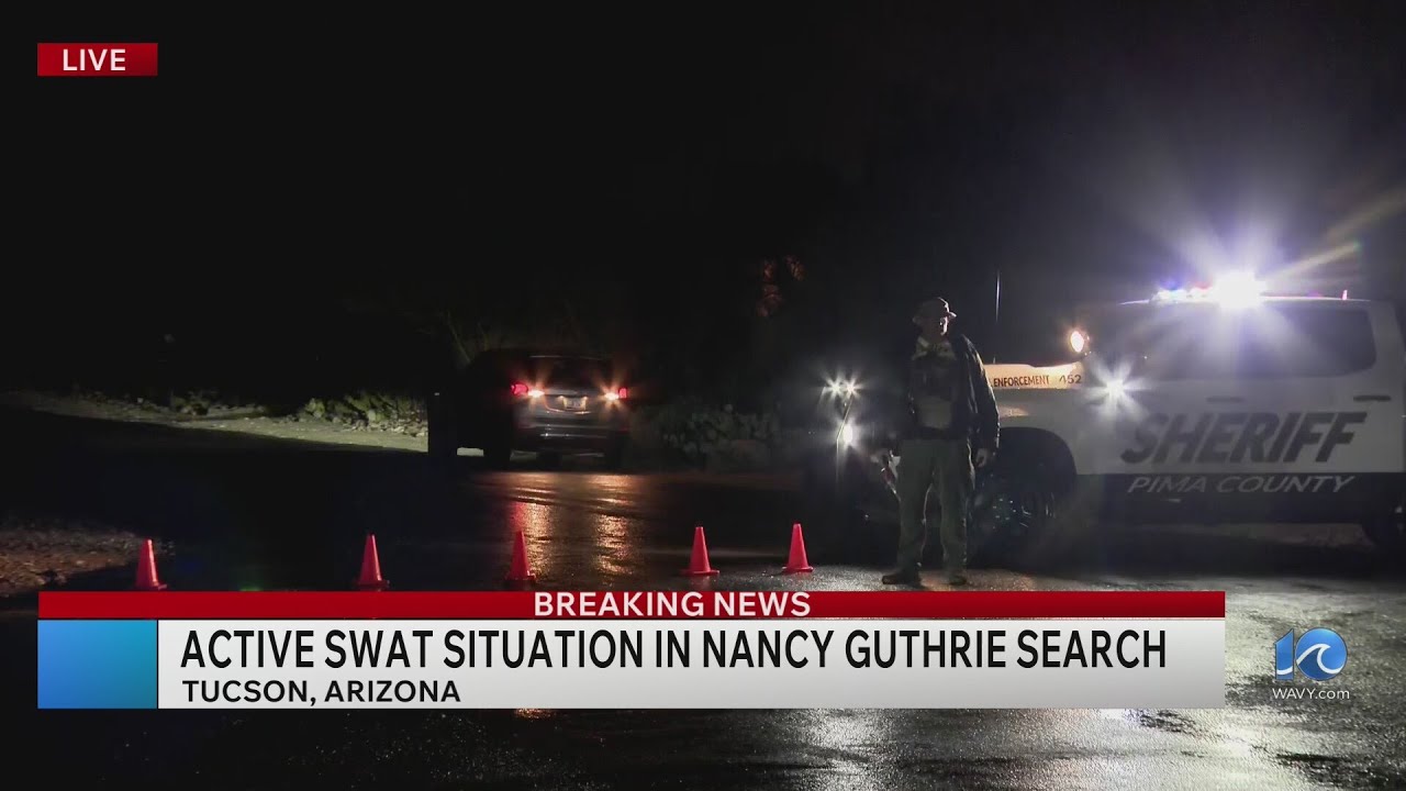 Active SWAT situation in Nancy Guthrie search
