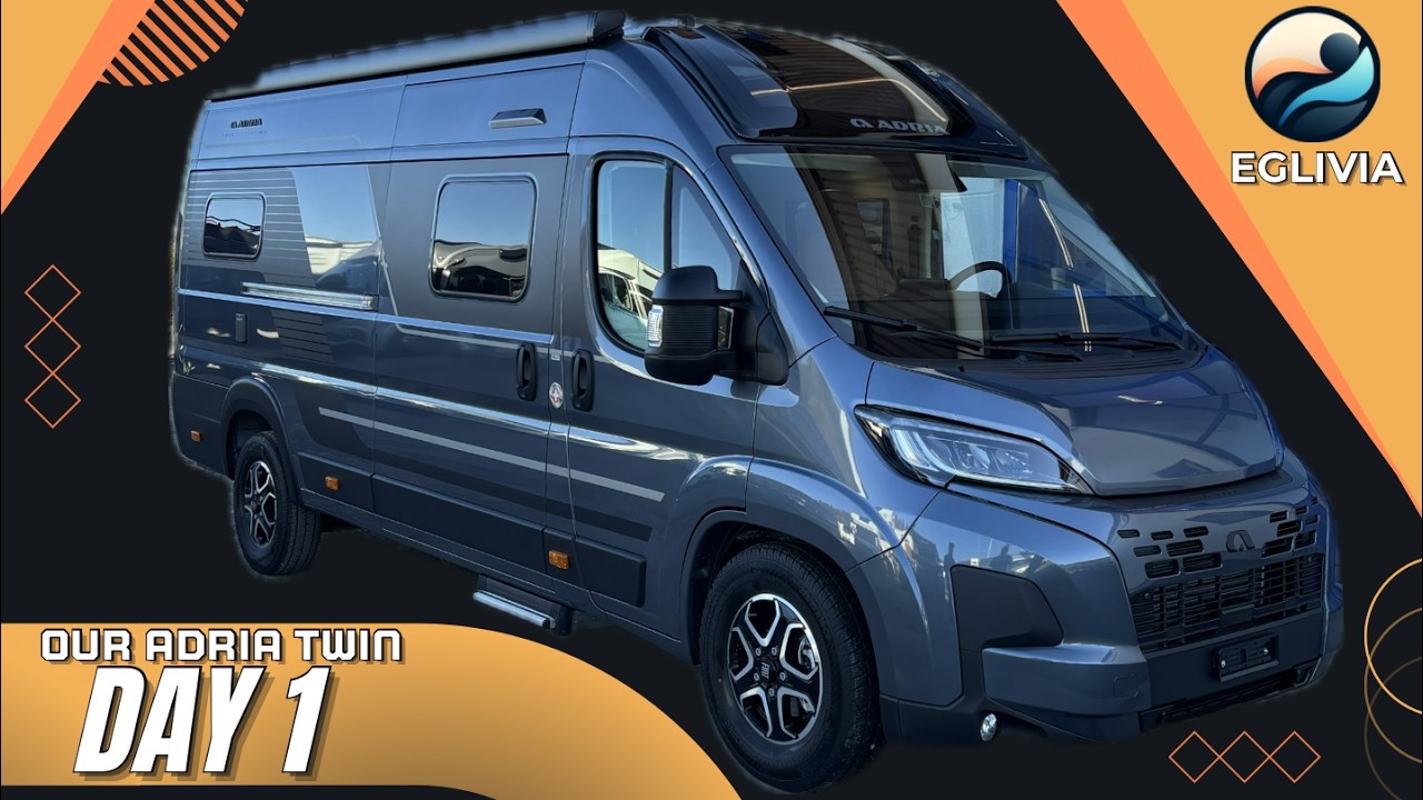 Meidän uusi retkipaku on täällä! 🚐✨ Adria Twin Supreme 640 SLB – nouto & ensimmäiset valmistelut