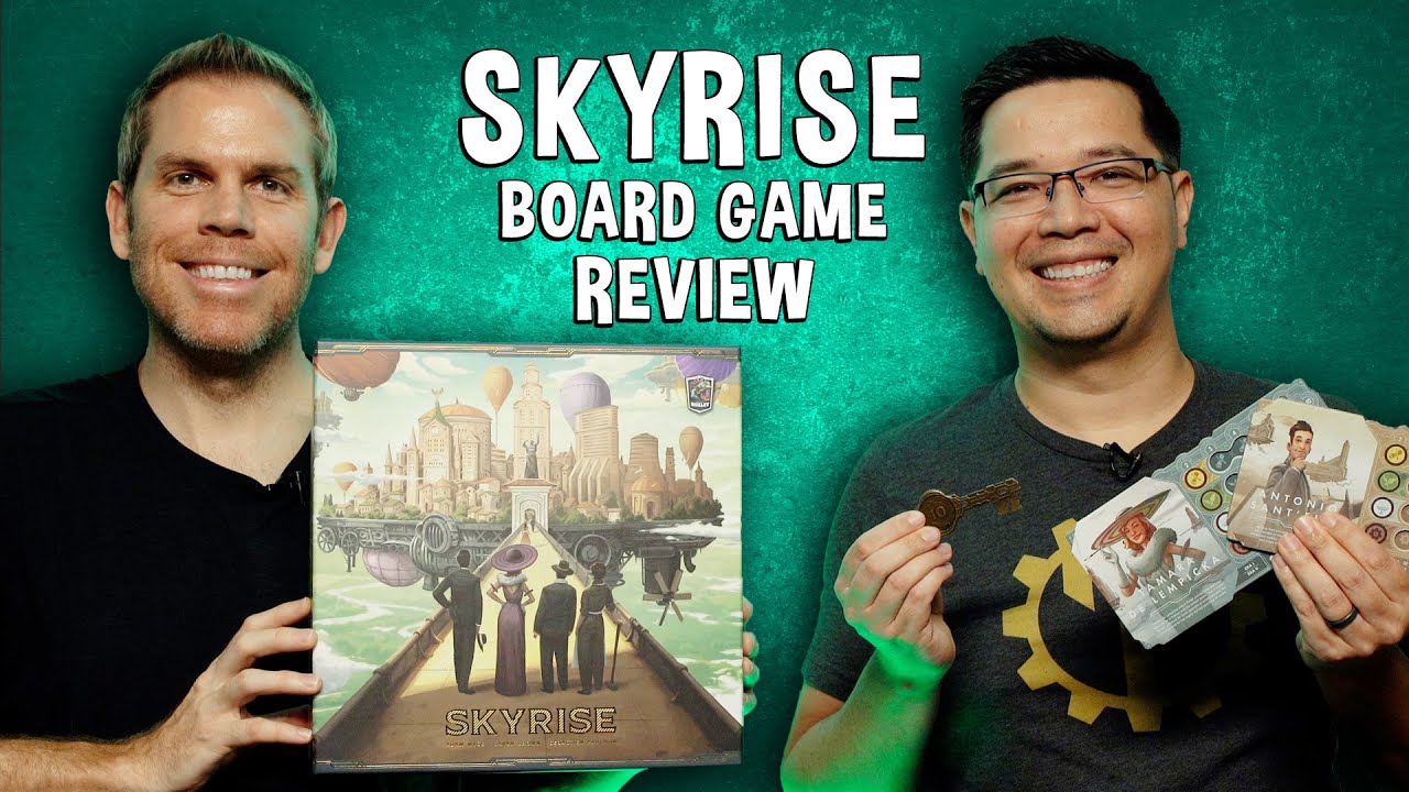 Review of Skyrise - Auction, City Building Board Game