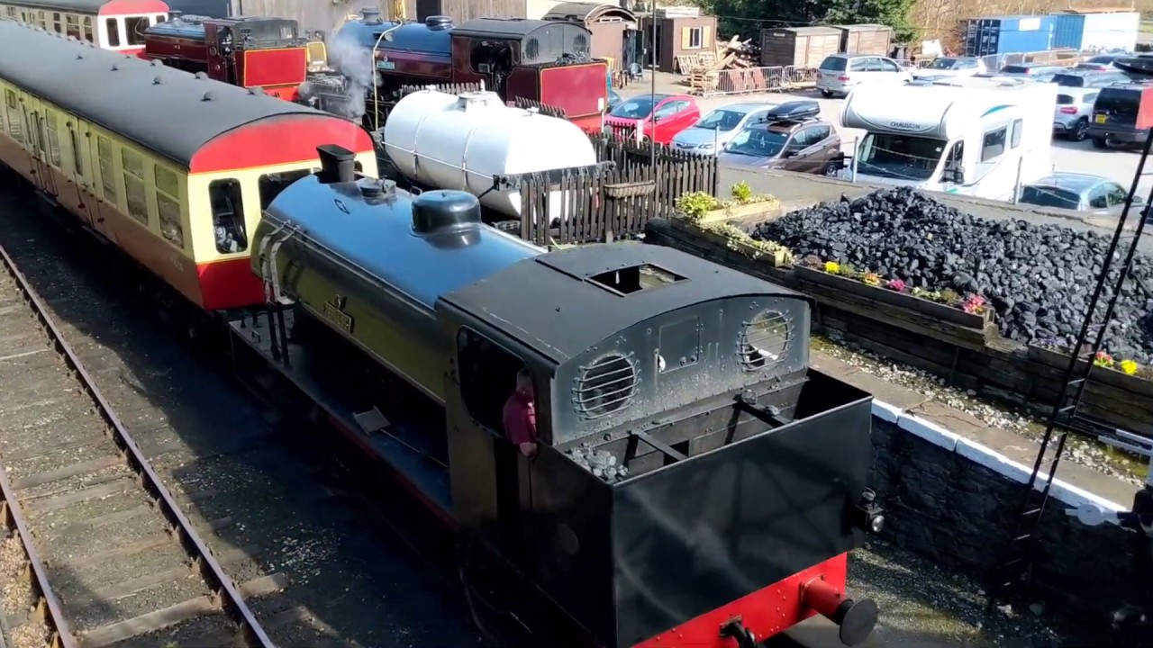 Lakeside and Haverthwaite Steam Railway, Haverthwaite, Cumbria, U.K.