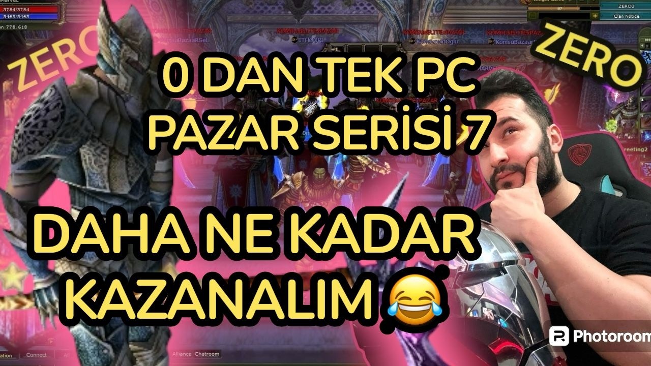 0 DAN TEK PC PAZAR SERİSİ EKSTRA KAZANÇ #BÖLÜM7 ARTIK SERMAYEMİZ VAR CHAR DİZİCEZ! BDW GİRDİK !
