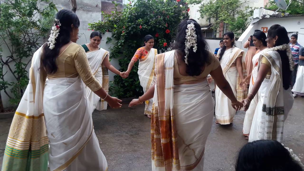 Girls Thiruvathira onam