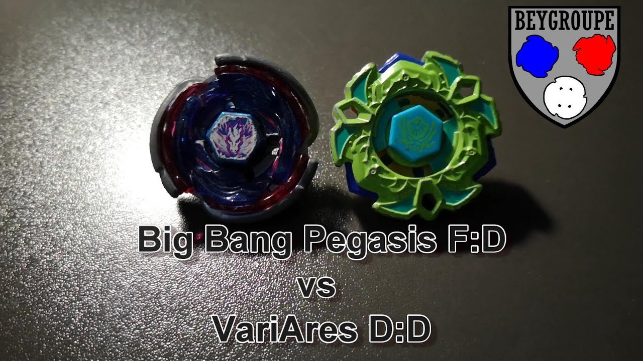 Beybattle 4D: Big Bang Pegasis F:D VS VariAres D:D