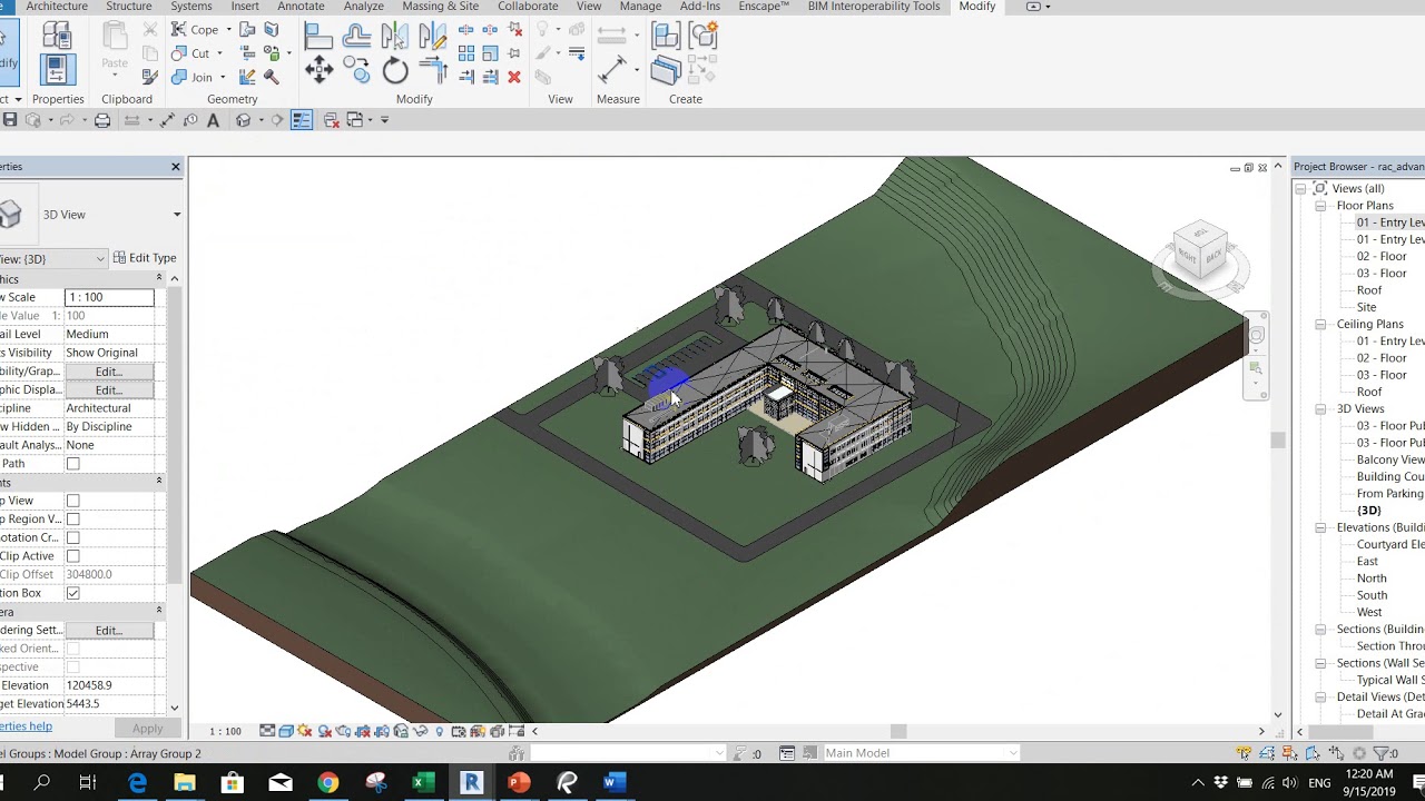 How To Prepare Combined Services Drawing CSD Model By Using Revit