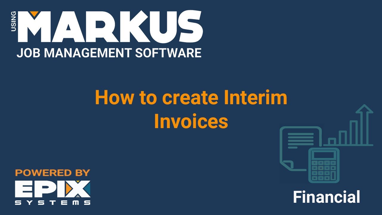 How to create Interim Invoices