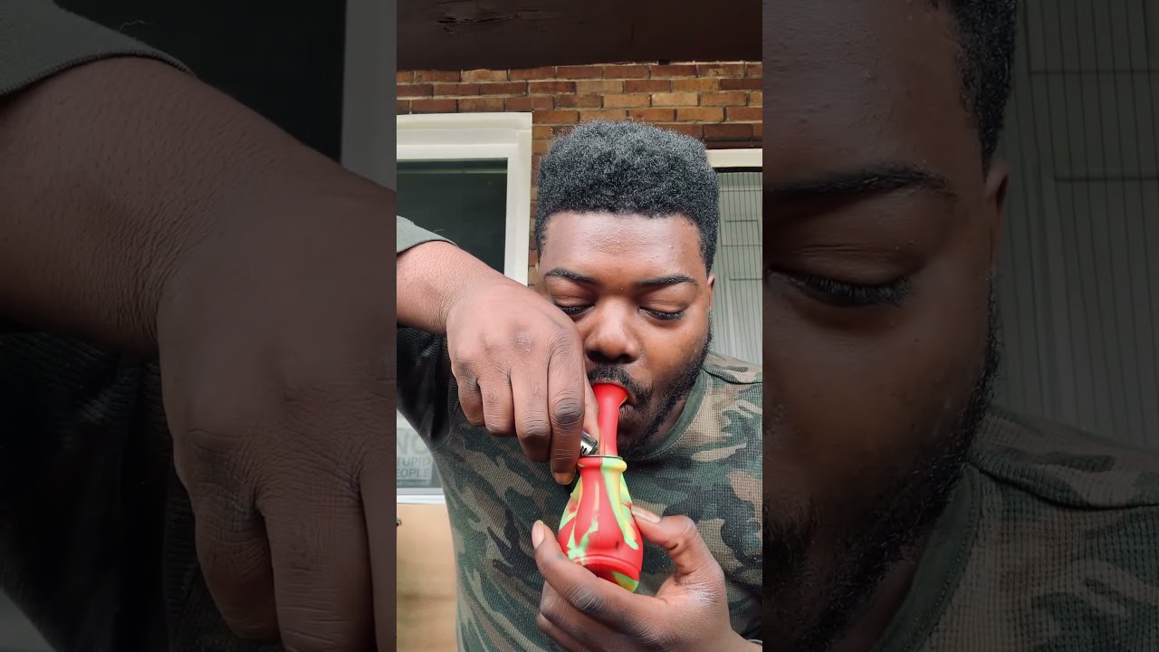 How to do a bong rip outside #solid #faded #challenge #trending