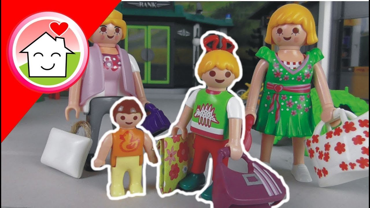 Playmobil Film deutsch Shopping mit Familie Hauser - Kinder Spielzeug Filme