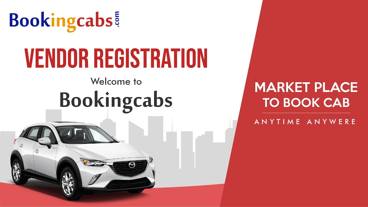 Registration Process for Vendor on Booking Cabs
