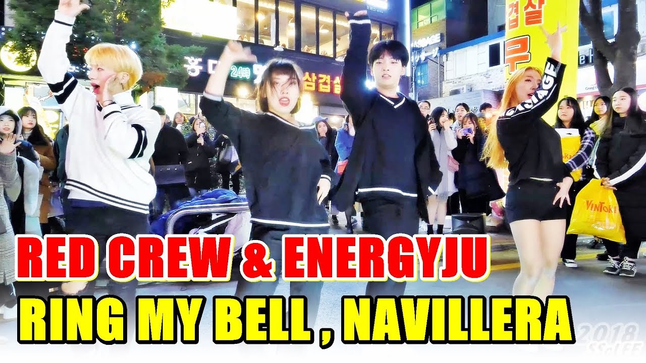 레드크루 & 에너자이주 (RED Crew & ENERGYJU) - 링마벨, 너 그리고 나 @ 181201 홍대 거리공연 직캠 By SSoLEE