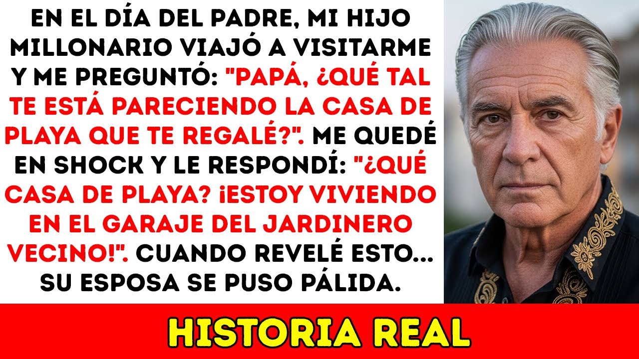 En El Día Del Padre, Mi Hijo Millonario Vino A Verme Y Preguntó: 'Papá, ¿Qué Te Parece El...