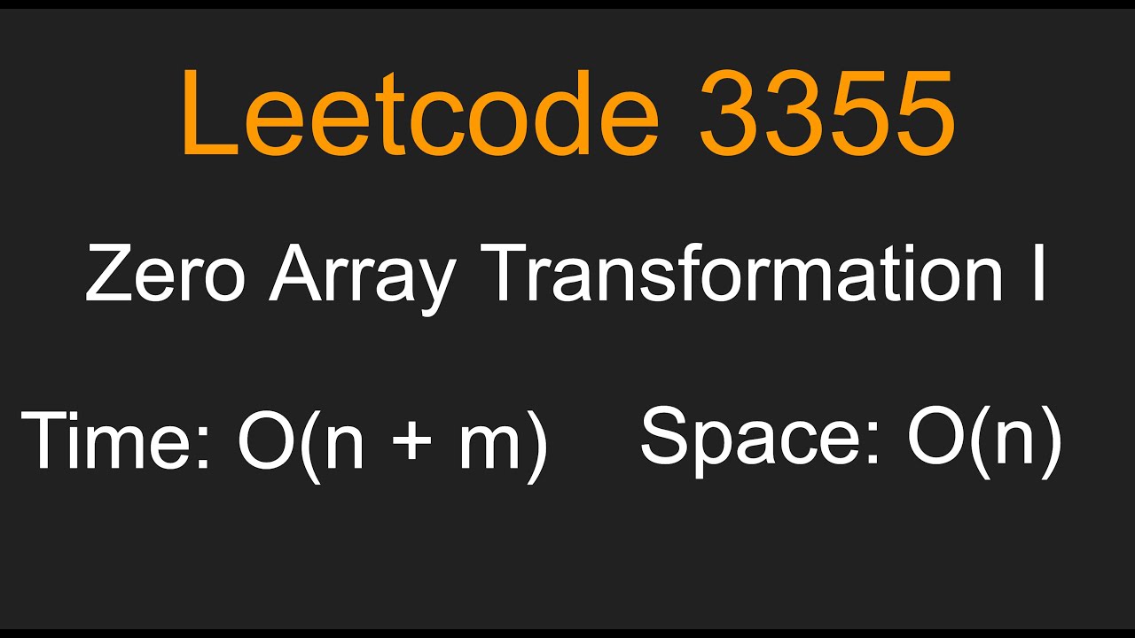 Zero Array Transformation I - Leetcode 3355 - Python