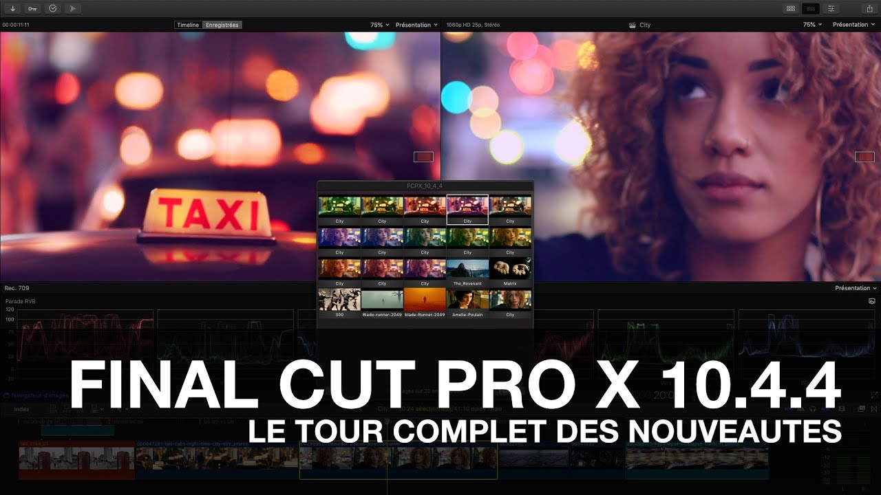 FINAL CUT PRO X 10.4.4: Le tour complet des nouveautés !