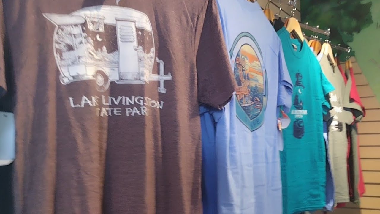 Lake Livingston State Park Store and Nurture Center tour Texas souvenirs gift items refreshments