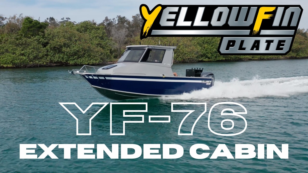 NEW Yellowfin YF-76 Extended Cabin | Yamaha F300XCB | Walkthrough