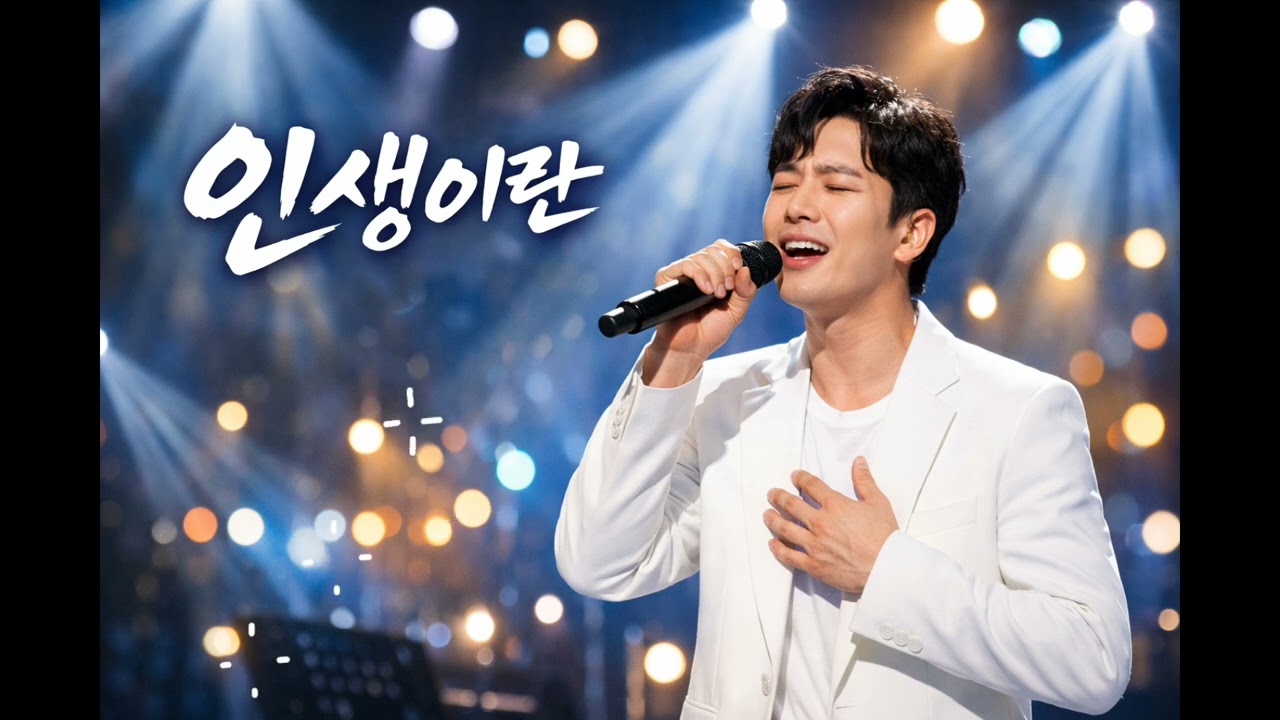 인생이란 # AI뮤직 남성 보컬 감성 발라드 트로트 곡입니다 가슴에 품고 지나온 길이  그래도 괜찮다 이것이 인생 노래 🎵 