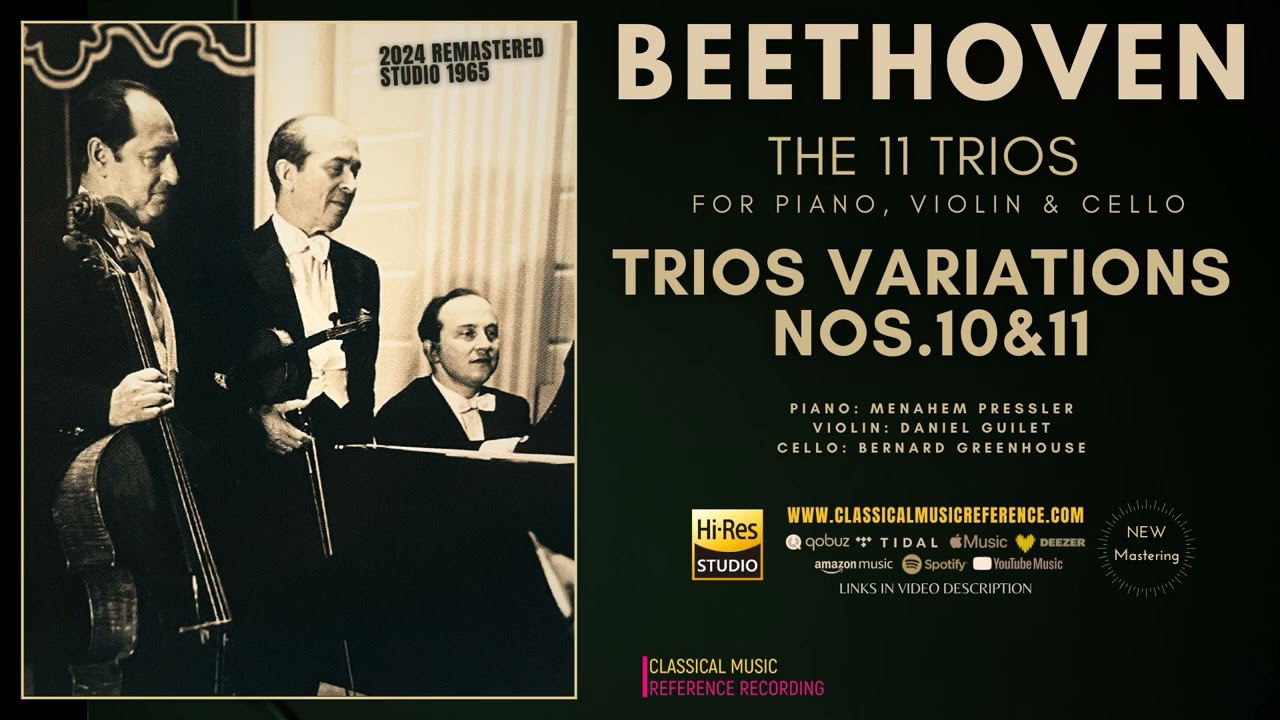 Beethoven: Trios Variations No. 10, Op. 44 & No. 11, Op. 121a / Remastered (rf.rc.: Beaux Arts Trio)