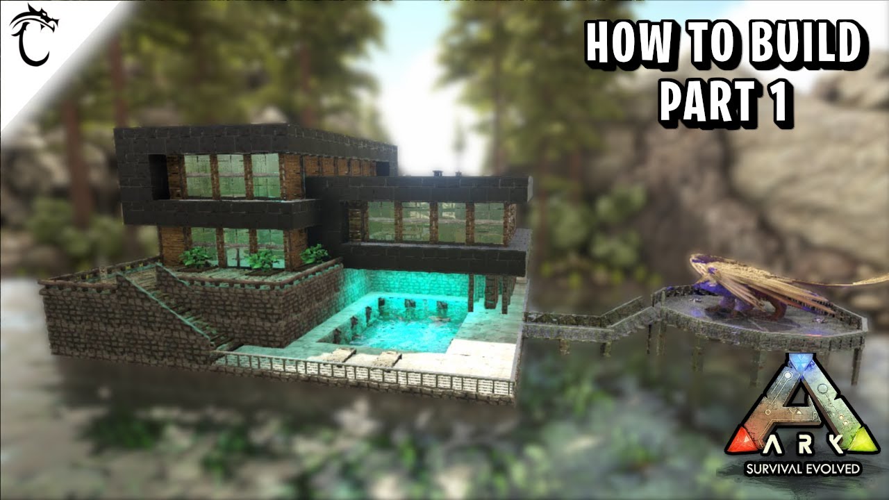 Ark: Modern House With Pool - How To Build