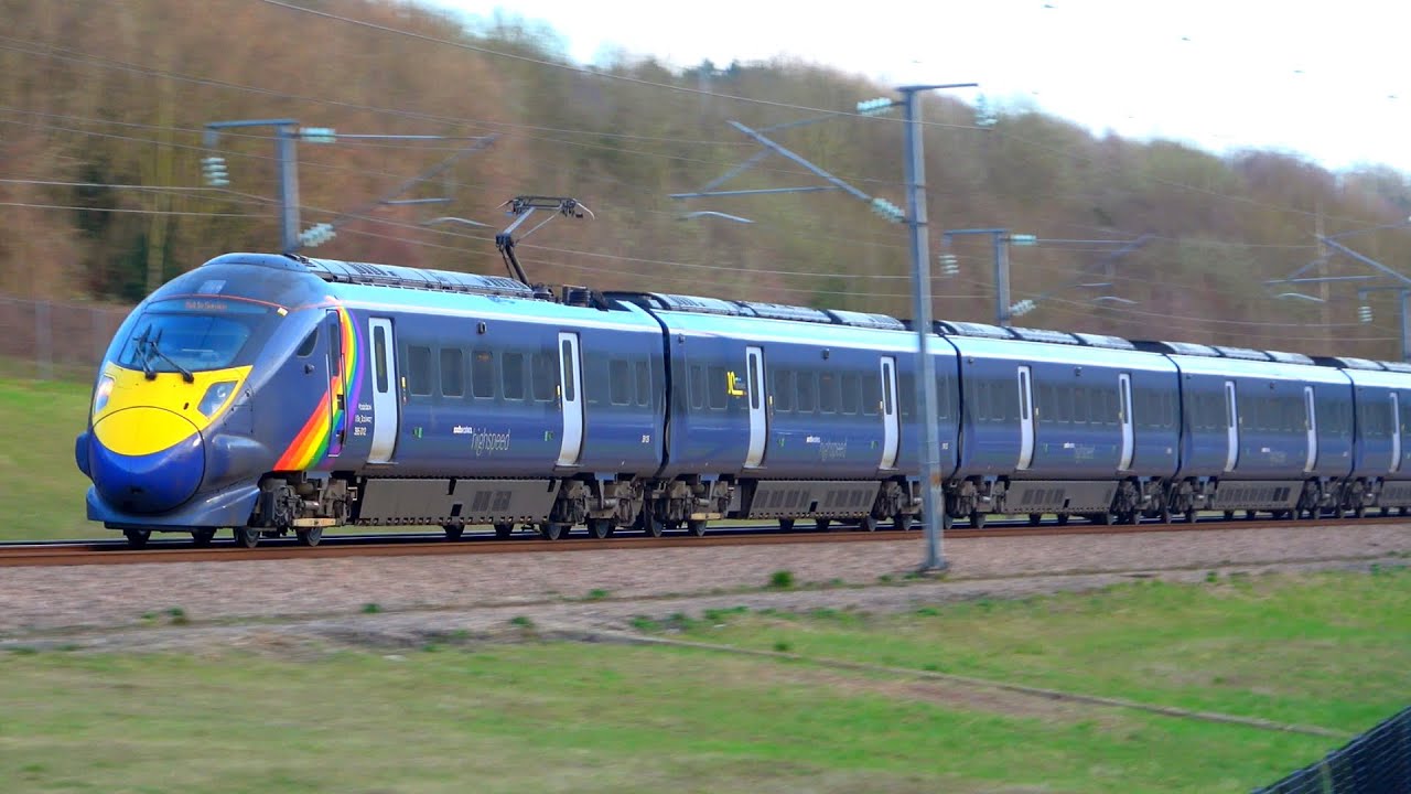 High Speed Trains at Stoney Lane, HS1 - 09/03/22