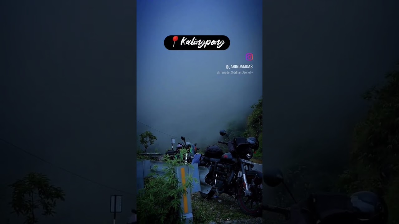 Kalingpong|Bike Trip |#Darjeeling #darjeeling_tour #westbengaltourism #kalingpong #shortvideo