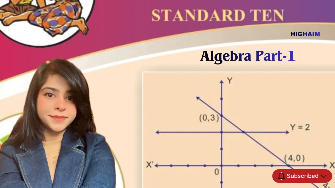Linear Equation in two variables | Algebra | 10th std | ssc board 