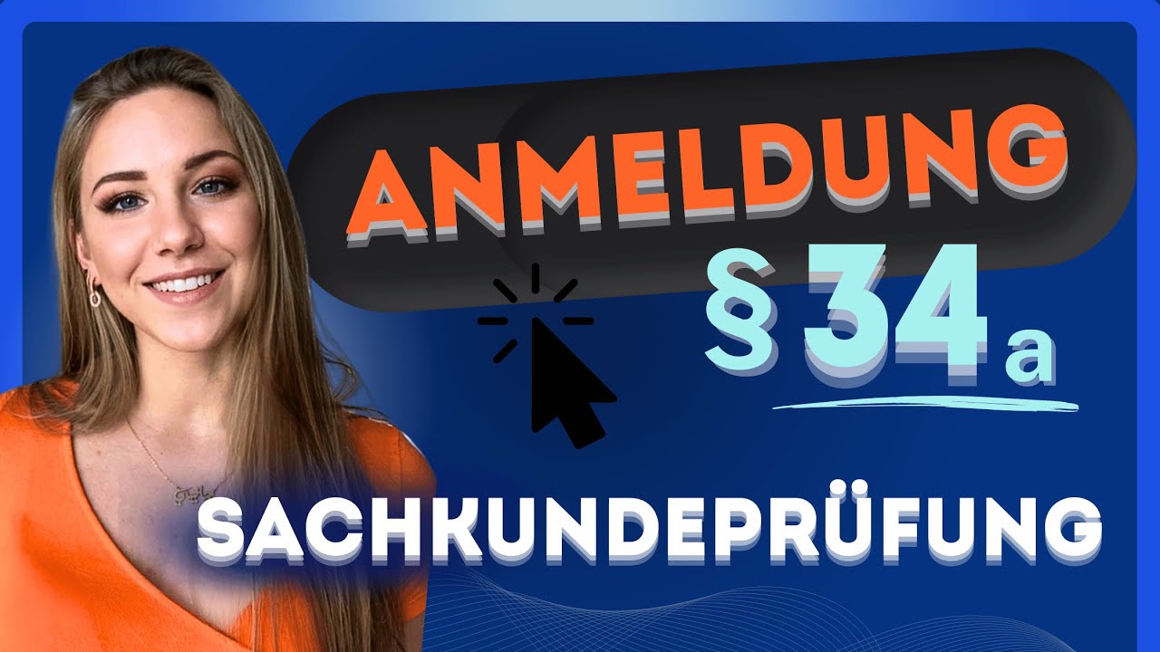 🛑⚠️ SO GEHT'S: Anmeldung f&uuml;r Sachkundepr&uuml;fung 34a GewO richtig machen