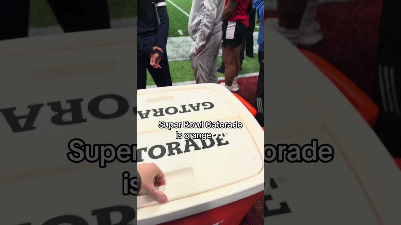 Утекла информация, что Gatorade на Суперкубке стал оранжевым? #nfl #superbowl #gatorade #xyzbca