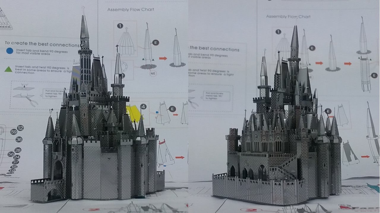 Metal Earth Build - Cinderella's Castle - Disney Exclusive