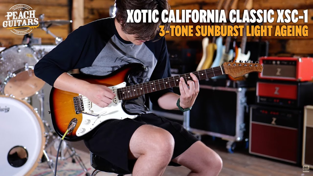 No Talking...Just Tones | Xotic California Classic XSC-1 - 3 Tone Sunburst Light Ageing