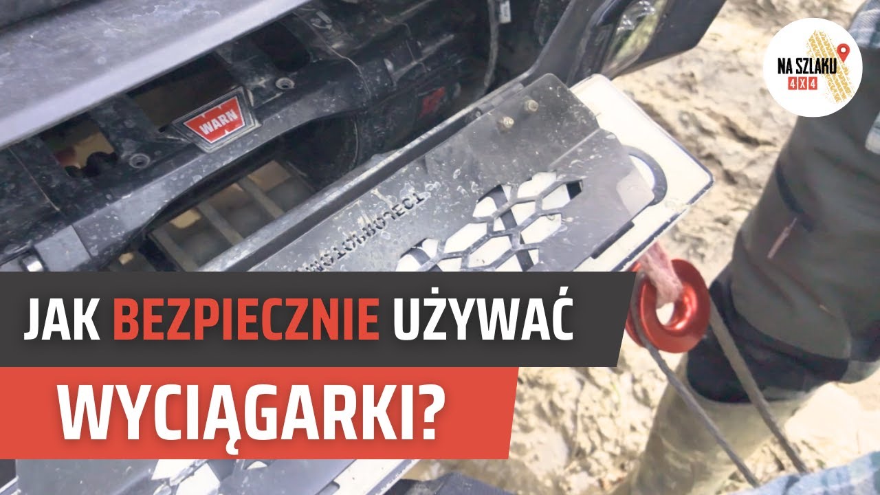 Jak poprawnie używać wyciągarki z liną syntetyczną? | Bezpieczeństwo i akcesoria | WARN VR EVO 12-S