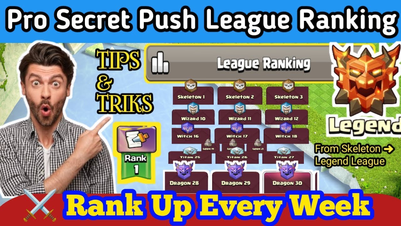 All League Ranks Explained & How to Reach Legend FAST  | Clash of Clans TH1&ndash;TH17 | Dec2025