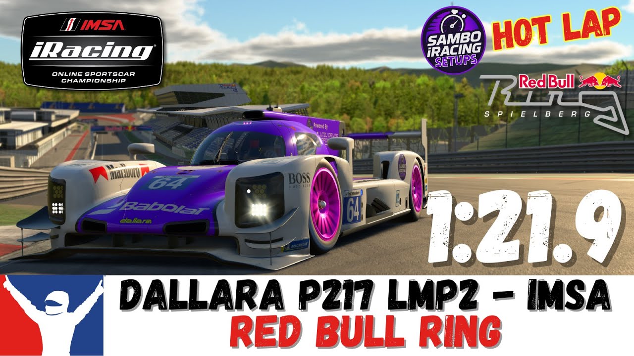 iRacing LMP2 Red Bull Guide Lap - 1:21.9 - Dallara P217 LMP2 Red Bull Ring Hot Lap & Setup