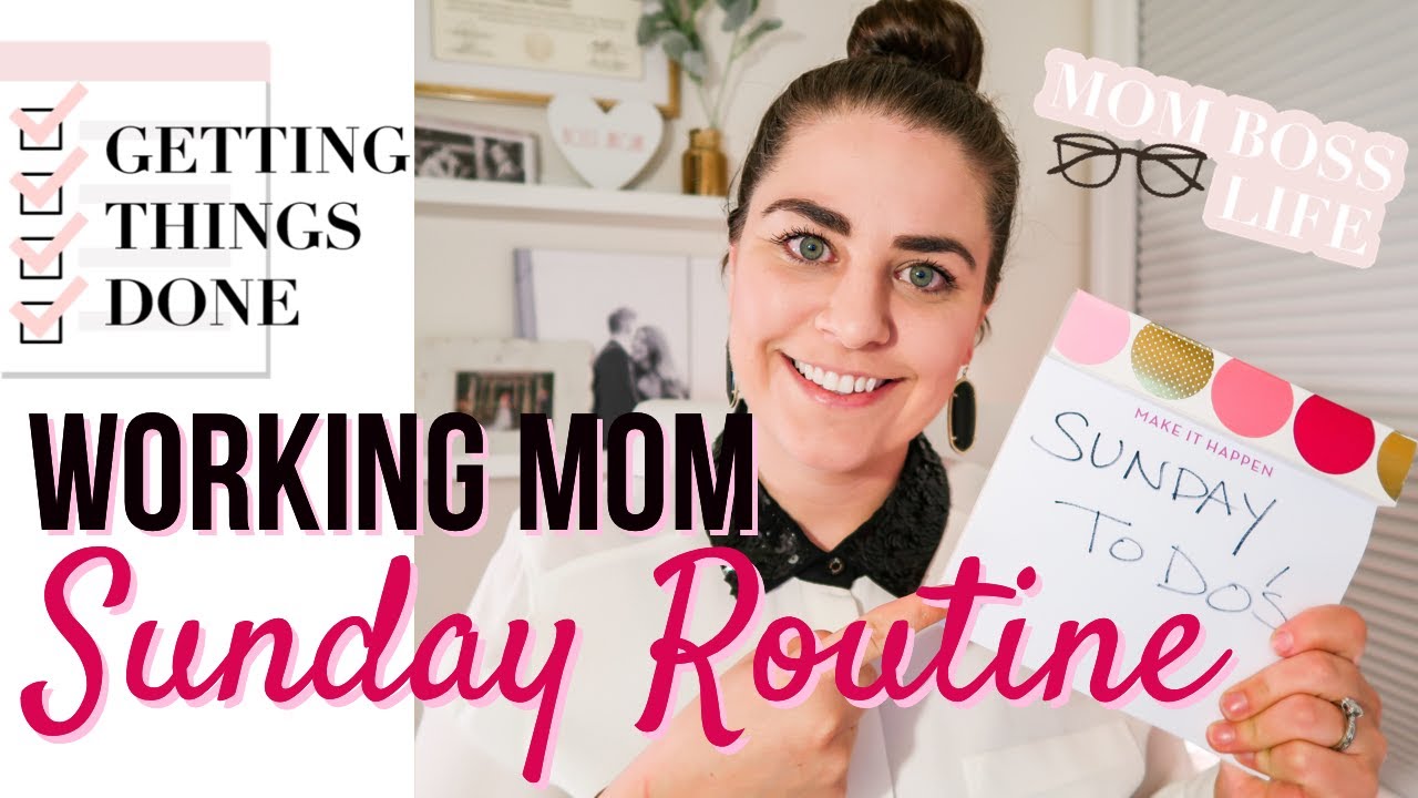 WORKING MOM SUNDAY ROUTINE / PREP FOR THE WORK WEEK WITH ME