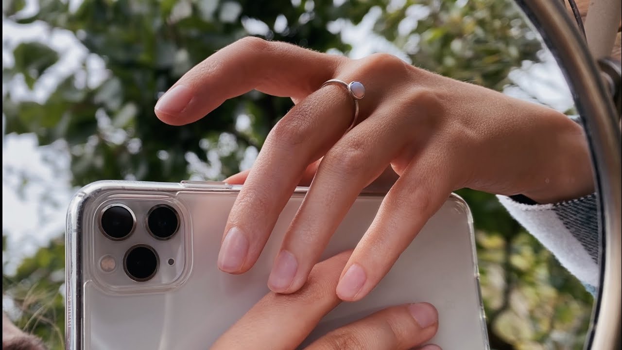 camera tapping + scratching, outdoor ambience 🍃 no talking, lofi ASMR