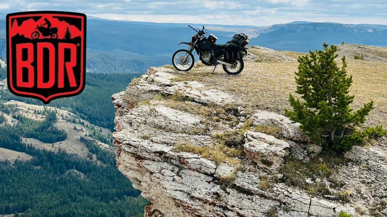Wyoming BDR Camping on DR650
