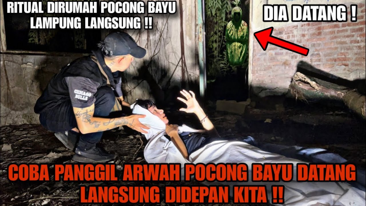 CAMPING HORROR : PANGGIL ARWAH POCONG BAYU LANGSUNG DI RUMAHNYA DI DESA LAMPUNG TERBENGKALAI !