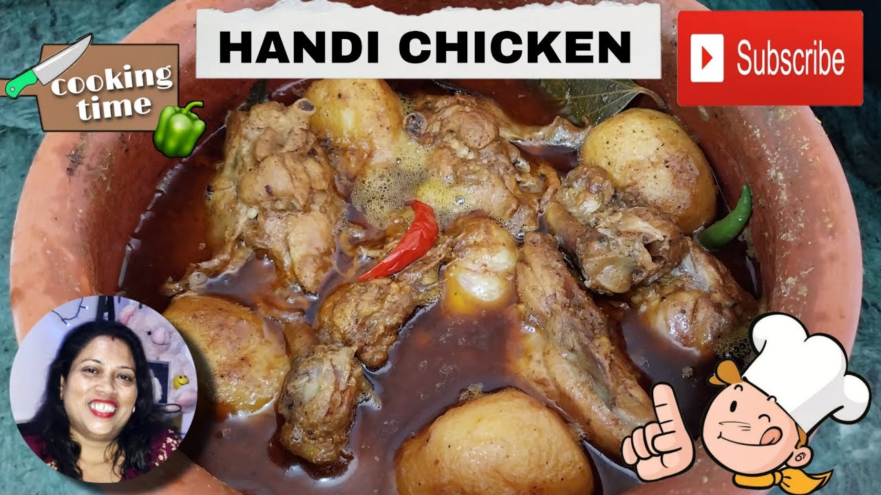 DELICIOUS HANDI CHICKEN : Appetizing recipe for you all ♡ 