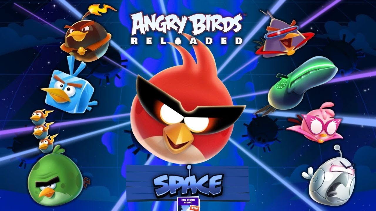 Angry Birds Reloaded Space + Hog Moon Rising All Levels (V3.24)