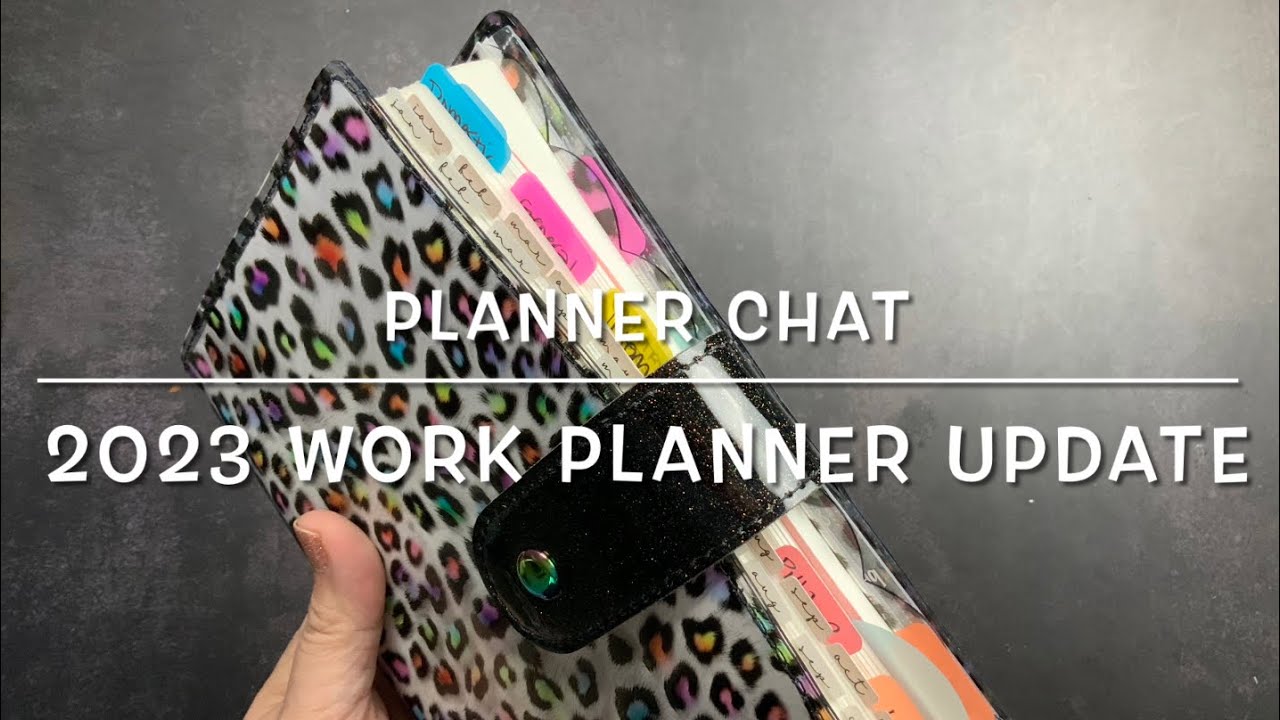 Planner Chat | Work Planner Update...And Struggles