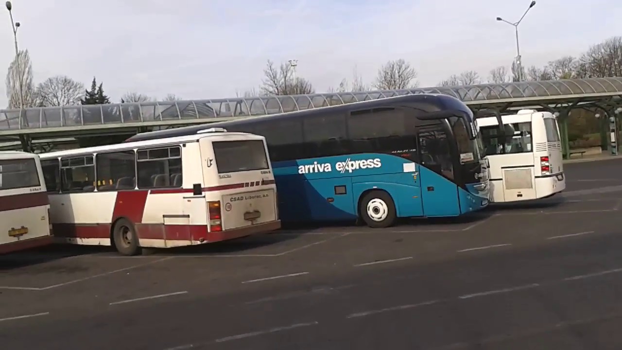 Komentovaná prohlídka autobusů na autobusovém nádraží v Liberci #1